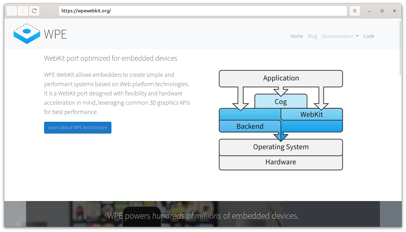 Cog with GTK4 shell screenshot